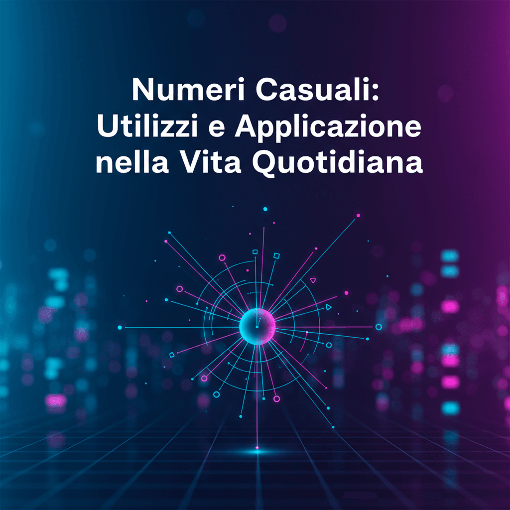 Numeri Casuali: Utilizzi e Applicazioni nella Vita Quotidiana