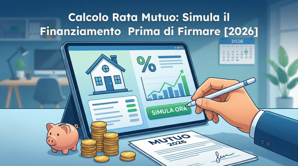 Calcolo Rata Mutuo Simula il Finanziamento Prima di Firmare 2026